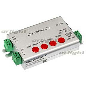 Контроллер Arlight HX-801S серый арт. HX-801SB (2048 pix, 5-24V, SD-card)