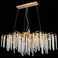 Подвесная люстра Kink Light Шанти золото арт. 07871-150LD,33