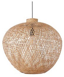 Подвесной светильник Inodesign Rattan кремовый арт. INO_Rattan 44.3042