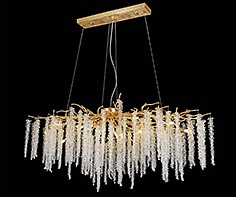 Подвесная люстра Kink Light Шанти золото арт. 07871-150LD,33
