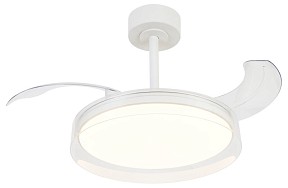 Светильник с вентилятором Mantra GLASS FAN белый арт. 9527