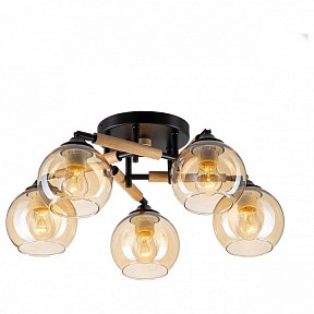 Потолочная люстра Citilux Tika черный арт. CL133151