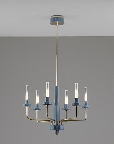 Люстра на штанге Moderli Atelieri золото арт. V11692-PL