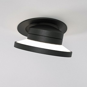 Встраиваемый светильник Elektrostandard Surf черный арт. 25084/LED
