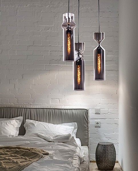 Подвесной светильник LUMINA DECO Varius хром арт. LDP 1174-1 GY