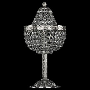 Настольная лампа декоративная Bohemia Ivele Crystal 1928 металл арт. 19281L6/H/20IV Ni