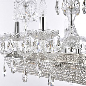 Подвесная люстра Bohemia Ivele Crystal 1452 никель арт. 1452/8/195/800 Ni