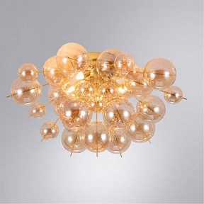 Потолочная люстра Arte Lamp Molecule желтый арт. A8313PL-5GO