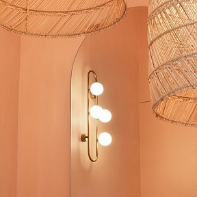 Накладной светильник Imperiumloft HOOP WALL золото арт. HOOP-WALL01