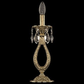 Настольная лампа декоративная Bohemia Ivele Crystal 7100 золото арт. 71300L/1-33 G