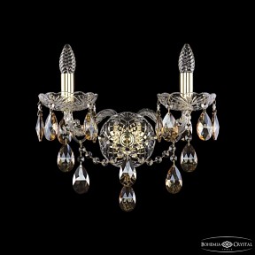 Бра Bohemia Ivele Crystal 1415 золото арт. 1415B/2/165/XL G K721