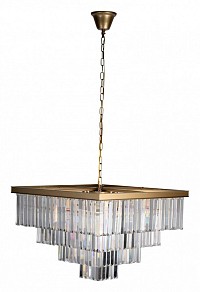 Подвесная люстра Loft it Prism Clear золото арт. 10019/600S