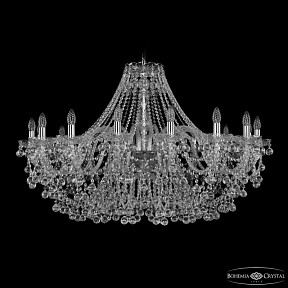 Подвесная люстра Bohemia Ivele Crystal 1409 никель арт. 1409/16/400 Ni