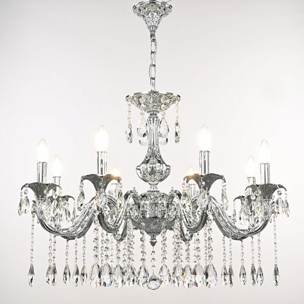 Подвесная люстра Bohemia Ivele Crystal AL7901 никель арт. AL79101/8/250 A Ni