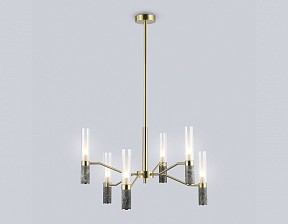 Люстра на штанге Ambrella Light LH золото арт. LH53353