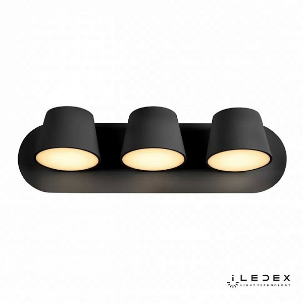 Бра iLedex Flexin черный арт. W1118-3AS BK