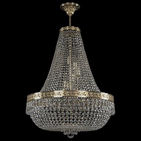 Светильник на штанге Bohemia Ivele Crystal 1927 золото арт. 19271/H2/60IV G