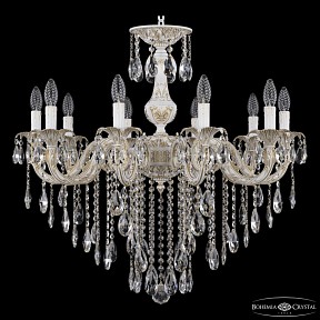 Подвесная люстра Bohemia Ivele Crystal AL7901 белый арт. AL79101/10/250 B WMG