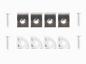 Профиль LEDS POWER СПУ1616 серый арт. 008134