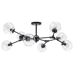 Люстра на штанге Lightstar Beta черный арт. 785087