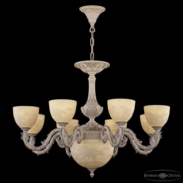 Подвесная люстра Bohemia Ivele Crystal AL7901 белый арт. AL79101P/8/250 WMN P1 U Horse