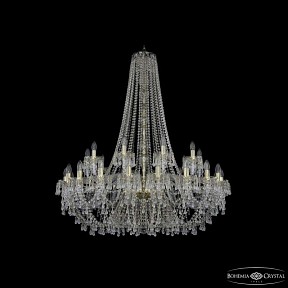 Подвесная люстра Bohemia Ivele Crystal 1410 золото арт. 1410/20+10/400/h-130 G V0300