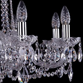 Подвесная люстра Bohemia Ivele Crystal 1402 металл арт. 1402/8/240/Ni