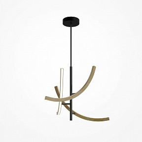 Люстра на штанге Maytoni Wabi черный арт. MOD428PL-L27BK