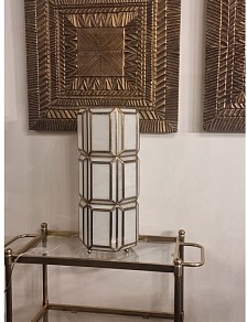 Настольная лампа декоративная Covali  латунь арт. JNL-23772