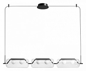 Подвесной светильник Arte Lamp Geneva черный арт. A2341SP-6BK