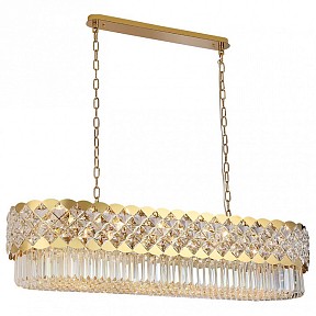 Подвесная люстра Newport ASHLEY золото арт. 8300/120 oval gold polished