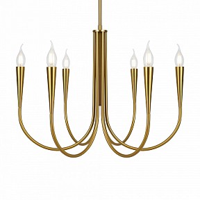 Люстра на штанге Freya Branches латунь арт. FR5253PL-06BS