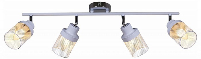 Люстра на штанге Reluce  белый арт. 05905-0.8-04 WH+CR
