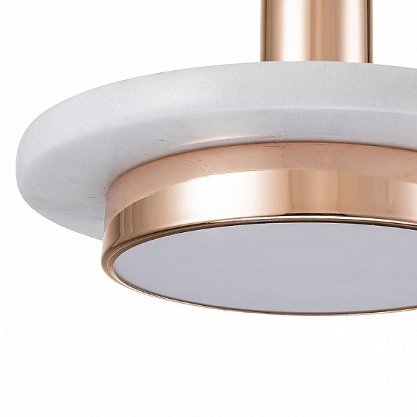 Подвесной светильник Escada 10260 золото арт. 10260/1LED White marble