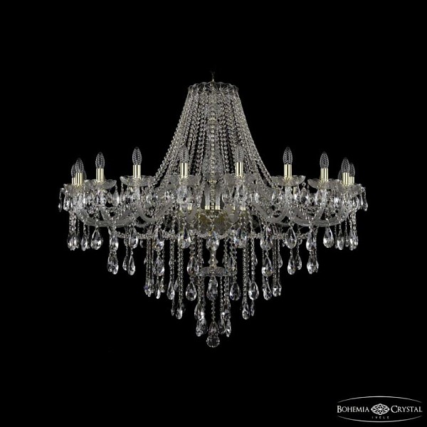 Подвесная люстра Bohemia Ivele Crystal 1415 золото арт. 1415/20/460 G