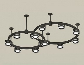 Подвесная люстра Ambrella Light XR черный арт. XR92221004