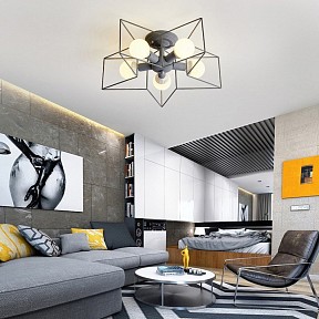 Потолочная люстра Imperiumloft ASTERI серый арт. ASTERI01