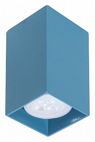 Накладной светильник TopDecor Tubo6 SQ голубой арт. Tubo6 SQ P1 29