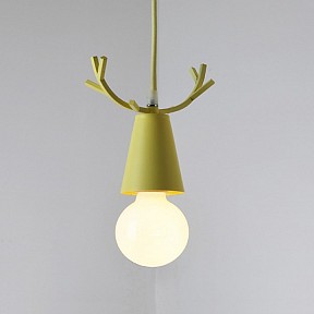 Подвесной светильник Imperiumloft Deer One желтый арт. DEER-ONE01