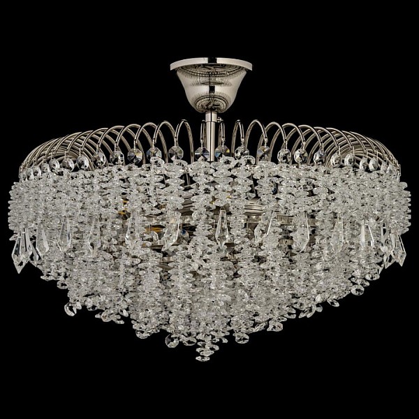 Люстра на штанге Arti Lampadari Delia Nickel серый арт. Delia E 1.3.40.105 N