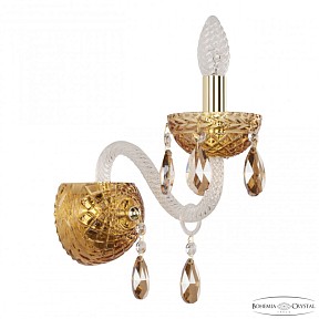 Бра Bohemia Ivele Crystal 5417 золото арт. 5417B/1/165 G Amber/M-1F K721