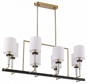 Люстра на штанге ST-Luce BLACK+BRASS латунь арт. SL1404.338.08