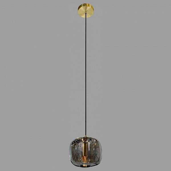 Подвесной светильник Belfast Pansy латунь арт. 6214-1 BR GR
