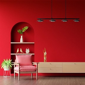Подвесная люстра Escada HIMALIA золото арт. 10290/4LED