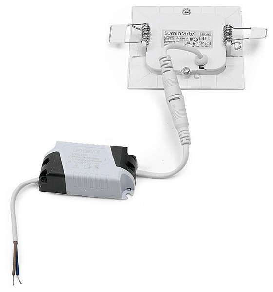 Встраиваемый светильник Luminarte Luminarte белый арт. DLUSWH-DLL5W-S