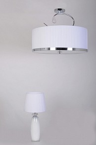 Настольная лампа декоративная Manne Lilie белый арт. TL.7815-1WHITE