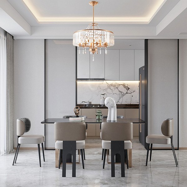 Люстра на штанге Arte Milano Sorrento-1009 золото арт. 371009/8/300/600 GD
