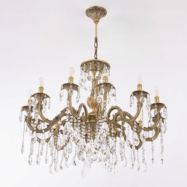 Подвесная люстра Bohemia Ivele Crystal AL7901 золото арт. AL79101/12/300 A FP