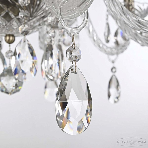 Подвесная люстра Bohemia Ivele Crystal 117 неокрашенный арт. 117/10+5/240 Pa