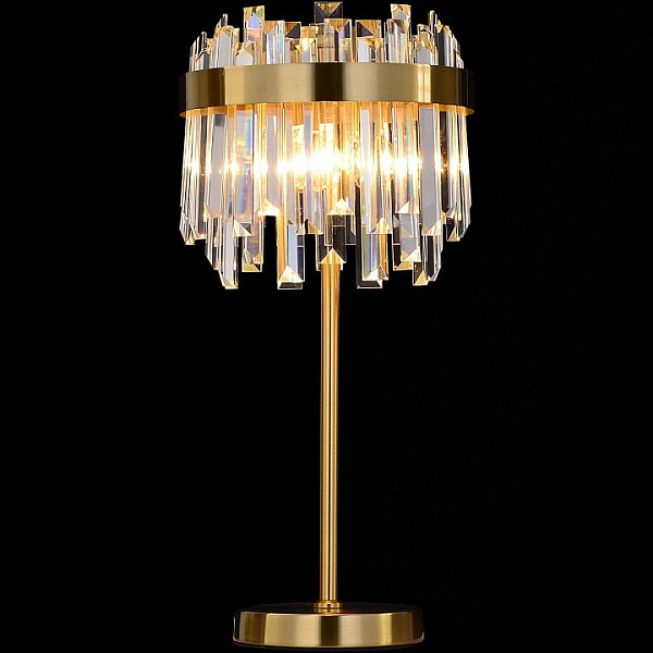 Настольная лампа декоративная ILLUMICO IL5189 золото арт. IL5189-3TLS-29 BRASS MIRAGE